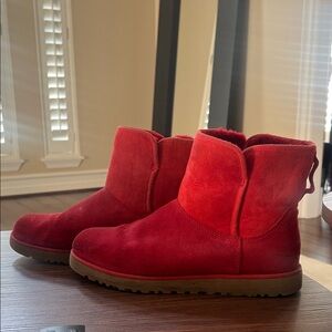 UGG Red Suede Boots
